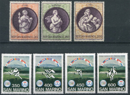 San Marino 1969-85. 7 Stamps - Lots & Serien