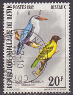 Timbre Oblitéré N° 548(Yvert) Bénin 1982 - Oiseaux - Benin - Dahomey (1960-...)