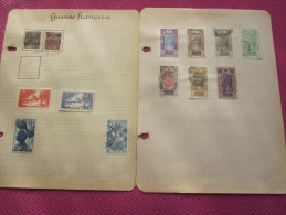 GUINEE FRANCAISE  13 TIMBRES COLONIES FRANCAISES ALLEGORIQUES N° 5 & 8 & Autres Neuf Sur Charnières(*)& Oblitérés - Used Stamps