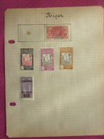 Timbres France (ex-colonies & Protectorats) Niger Français Postes A.O.F. 4 Neuf Sur Charnières (*) & 1 Oblitéré - Used Stamps