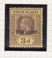 BRITISH VIRGIN ISLANDS - WAR STAMPS - Leeward  Islands