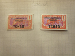 TCHAD FRANCAIS A.E.F. 2 TIMBRES-POSTES  & AUTRES   Neuf Sur Charnières (*) - Nuovi