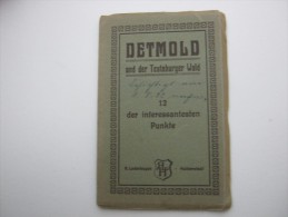 DETMOLD     , Heft Mit 12 Postkarten  Um 1922 ,  7 Scans , Guter Erhaltung - Detmold