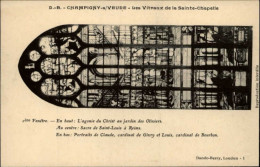 37 - CHAMPIGNY-SUR-VEUDE - Vitraux De La Sainte Chapelle - Série De 12 Cartes Dont 11 De Vitraux Et 1 De L'intérieur - Champigny-sur-Veude