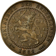 Monnaie, Pays-Bas, William III, Cent, 1881, SUP, Bronze, KM:107.1 - 1849-1890: Willem III.