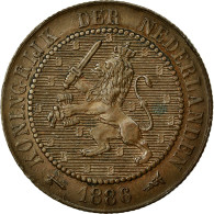 Monnaie, Pays-Bas, William III, 2-1/2 Cent, 1886, SUP, Bronze, KM:108.1 - 1849-1890 : Willem III