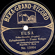 78 Trs - 25 Cm - état M -  Xylophonsolo  GERMANY - ELSA - Sternengefunkel - 78 T - Disques Pour Gramophone