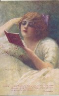 SHAKESPEARE, C. MONESTIER, GLAMOUR, YOUNG LADY READING ROMEO & JULIET, NM Cond. PC Unused - Monestier, C.