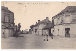 CLERE. - Route De Château-la-Vallière. Boulangerie REDON. Carte RARE - Cléré-les-Pins