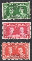 Serie Completa Tre Valori Usati - 1935 Jubilé De George V  -  N. 207/9 - Used Stamps