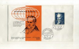 - SARRE 1957/59 . FDC HUMBOLDT  . LETTRE DE 1959 . - FDC