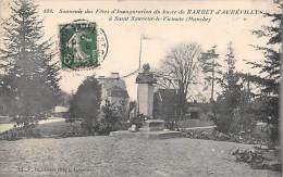 Saint Sauveur Le Vicmote    50      Inauguration Du Buste  De Barbey D'Auévilly   ( Souvenir De ..) - Sonstige & Ohne Zuordnung