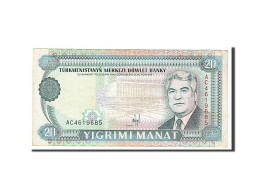 Billet, Turkmenistan, 20 Manat, 1993, TTB - Turkménistan