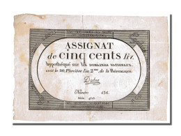 Billet, France, 500 Livres, 1794, Douboc, TTB+, KM:A77, Lafaurie:172 - Assignats