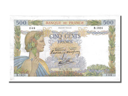 Billet, France, 500 Francs, 500 F 1940-1944 ''La Paix'', 1941, 1941-01-09, TTB+ - 500 F 1940-1944 ''La Paix''