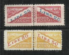 SAN MARINO 1946 PACCHI POSTALI PARCEL POST SERIE COMPLETA COMPLETE SET MLH - Parcel Post Stamps