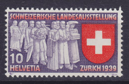 Switzerland 1939 Mi. 335     10 C. Schweizerische Landesausstellung, Zürich MNH** - Neufs