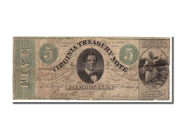 Billet, États-Unis, 5 Dollars, 1862, 1862-03-13, B - Sonstige & Ohne Zuordnung