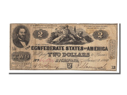 Billet, Confederate States Of America, 2 Dollars, 1862, TB+ - Devise De La Confédération (1861-1864)