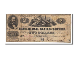 Billet, Confederate States Of America, 2 Dollars, 1862, TB+ - Valuta Van De Bondsstaat (1861-1864)