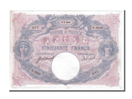 Billet, France, 50 Francs, 50 F 1889-1927 ''Bleu Et Rose'', 1914, 1914-05-09 - 50 F 1889-1927 ''Bleu Et Rose''