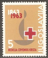 Yugoslavia 1963 Postal Tax Due Mi# 25 ** MNH - Red Cross - Strafport