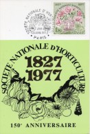 1977 - Carte Du 150eme Anniversaire De La Société Nationale D'Horticulture. - N°1930 - Ohne Zuordnung