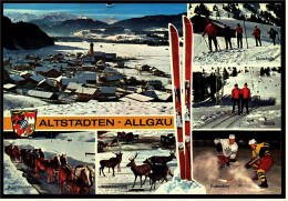 Sonthofen - Altstädten / Allgäu  -  Im Winter  -  Mehrbild-Ansichtskarte Ca. 1979     (4986) - Sonthofen