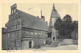Mölln I. L. - Rathaus Und Kirche - Carte Non Circulée - Moelln