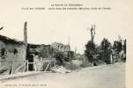 LA GUERRE EN CHAMPAGNE -51- VILLE SUR TOURBE - ABRIS DANS LES MAISONS DETRUITES ROUTE DE CERNAY - Ville-sur-Tourbe