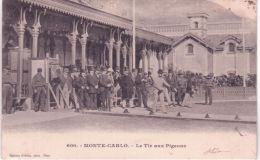 600-MONTE-CARLO -le Tir Aux Pigeons -ed. Giletta - Tir (Armes)