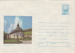 33105- PUTNA MONASTERY, ARCHITECTURE, COVER STATIONERY, 1976, ROMANIA - Abadías Y Monasterios
