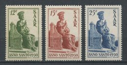 SARRE 1950  N° 273/275 ** Neufs = MNH Superbes Cote 26 € Année Sainte De Saint Pierre Rome - Neufs