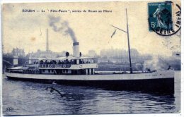 76 ROUEN ++ Le "Félix-Faure", Service De Rouen Au Havre ++ - Rouen
