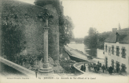 56 JOSSELIN / La Descente Du Val D'Oust Et Le Canal / - Josselin