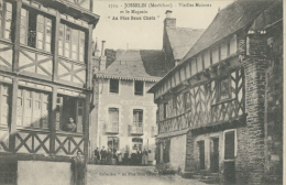 56 JOSSELIN / Vieilles Maisons Et Le Magasin "Au Plus Beau Choix" / - Josselin