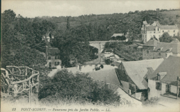 56 PONT SCORFF / Panorama Pris Du Jardin Public / - Pont Scorff