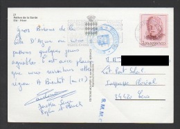 DF / MONACO SUR CARTE POSTALE / TP 1706 S.A.S. RAINIER III - Storia Postale