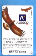 Japan Japon Telefonkarte Télécarte Phonecard -   Bird Vogel Oiseau - Aigles & Rapaces Diurnes