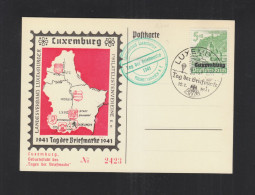 Luxemburg PK Tag Der Briefmarke 1941 - 1940-1944 German Occupation