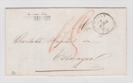 Heimat FR Domdidier 1863-04-07 Langstempel Auf BOM Nach Estavayer - Storia Postale