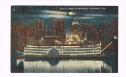 Island Queen, At Moonlight, Cincinnati, Ohio - USA - Cincinnati