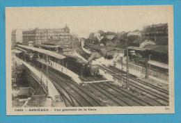 CPA 11913 - Chemin De Fer Vue Générale De La Gare Train - ASNIERES 92 - Asnieres Sur Seine