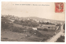 92 - Hauts De Seine - Saint Cloud - Coteaux Panorama Vers Le Mont Valérien Route - Saint Cloud