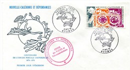 Nouvelle Calédonie - FDC Yvert PA 159 - Union Postale Universelle - R 1908 - FDC