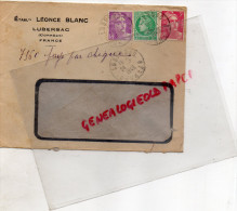 19 - LUBERSAC - ENVELOPPE ETS. LEONCE BLANC- 1949 - 1900 – 1949