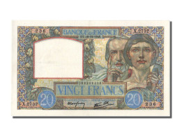 Billet, France, 20 Francs, 20 F 1939-1942 ''Science Et Travail'', 1940 - 20 F 1939-1942 ''Science Et Travail''