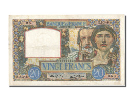 Billet, France, 20 Francs, 20 F 1939-1942 ''Science Et Travail'', 1941, SUP - 20 F 1939-1942 ''Science Et Travail''