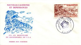 Nouvelle Calédonie - FDC Yvert PA 171 - Indépendance Des Etats-Unis - R 1924 - FDC