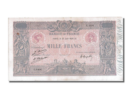 Billet, France, 1000 Francs, 1 000 F 1889-1926 ''Bleu Et Rose'', 1926 - 1 000 F 1889-1926 ''Bleu Et Rose''